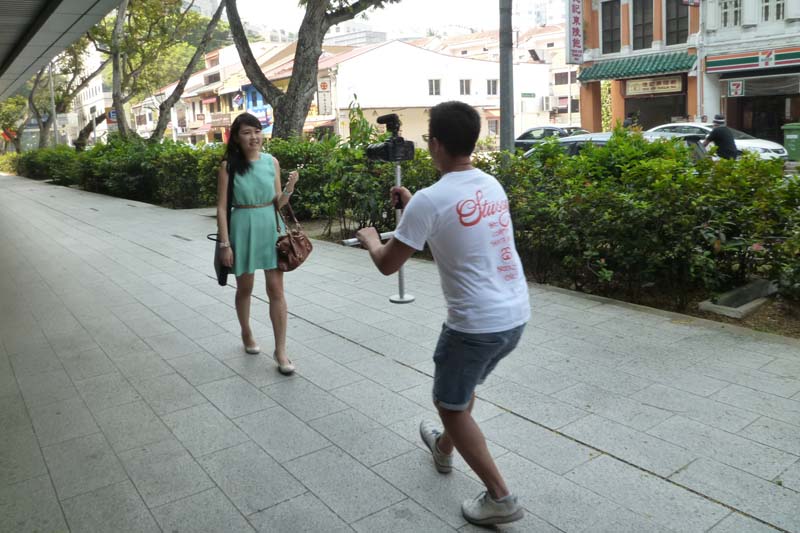 Soul Sisters: Filming candid shots, walking to cafe