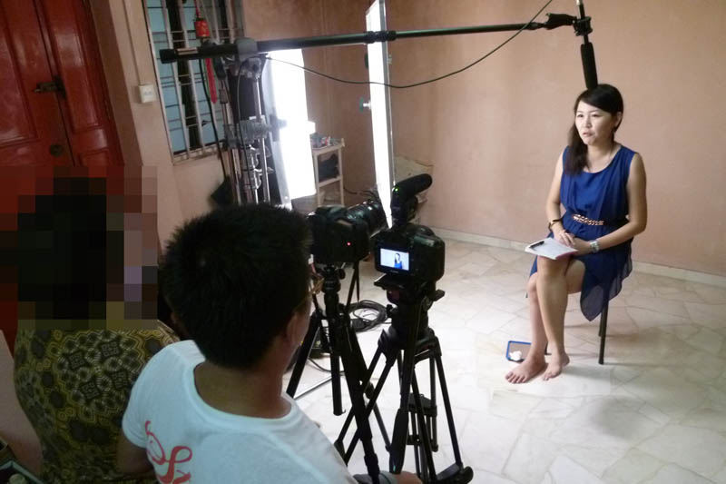 Soul Sisters: Interview at Celes's home, closeup