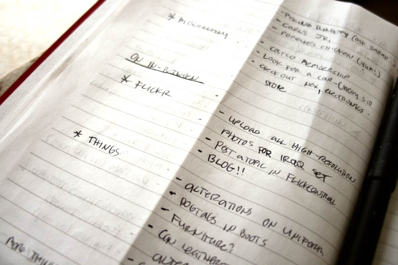 To-do list