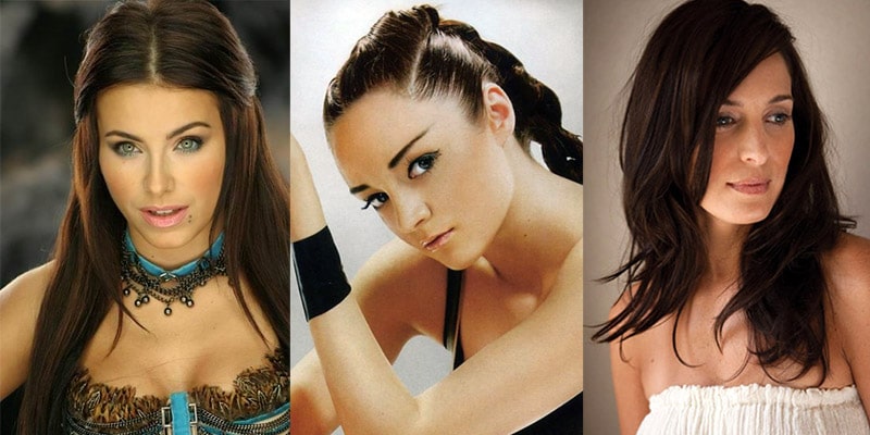 Ukrainian celebrities: Ani Lorak, Anna Bessonova, and Chantal Kreviazuk