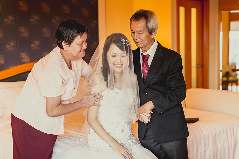 Celes and her parents