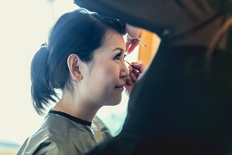 Bridal makeup