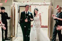 Wedding Day: March in with flower petals