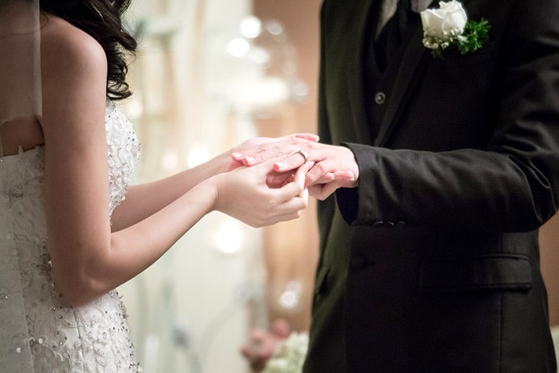 Exchange wedding rings