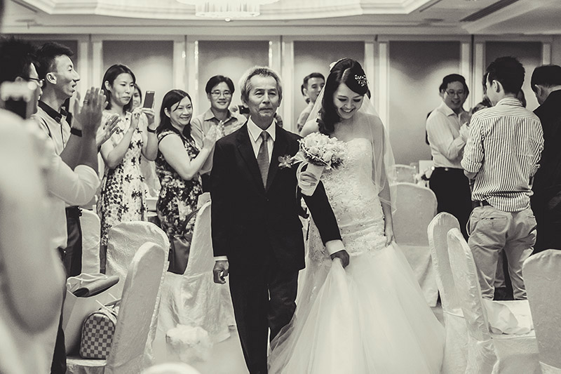 Walk down the aisle (Celes and her dad)