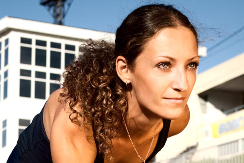 Determined woman